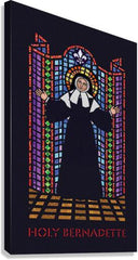 Canvas Print - St. Bernadette by Dan Paulos