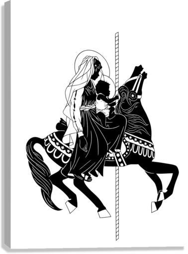 Canvas Print - Carousel Madonna by Dan Paulos - Trinity Stores