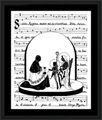 Wall Frame Black - Cardinal Cooke Madonna by D. Paulos