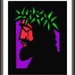 Wall Frame Espresso, Matted - Christ Hailed as King - Stained Glass by Dan Paulos - Trinity Stores