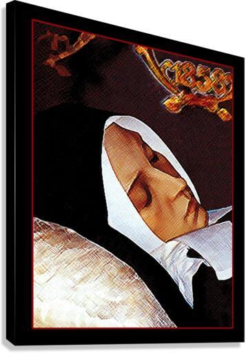 Canvas Print - St. Bernadette, Death of by Dan Paulos - Trinity Stores