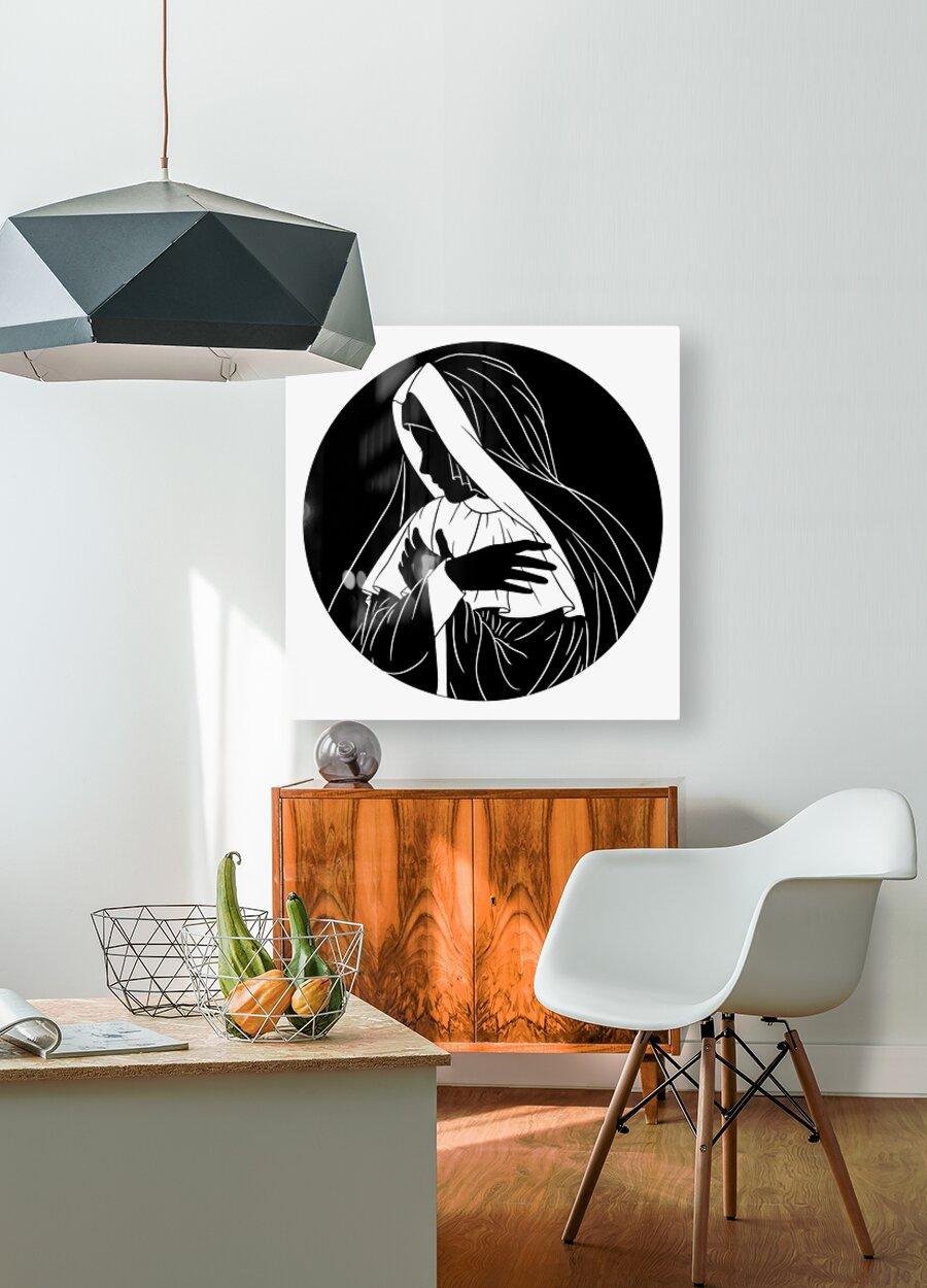 Metal Print - Mater Dolorosa by Dan Paulos - Trinity Stores