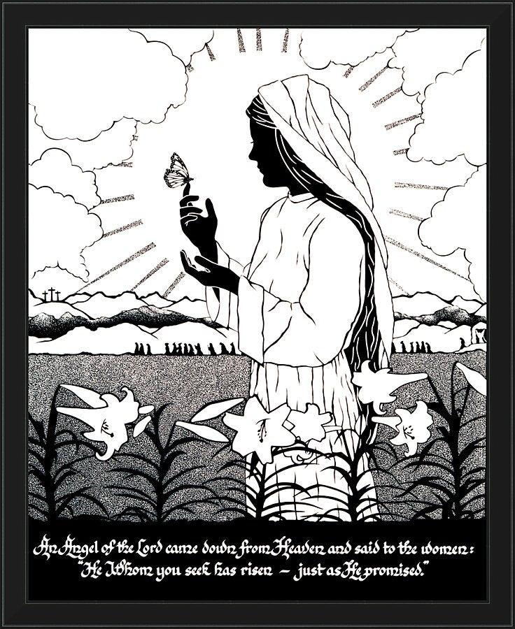Wall Frame Black - Easter Morning by Dan Paulos - Trinity Stores