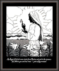 Wall Frame Espresso - Easter Morning by D. Paulos