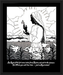 Wall Frame Black - Easter Morning by D. Paulos