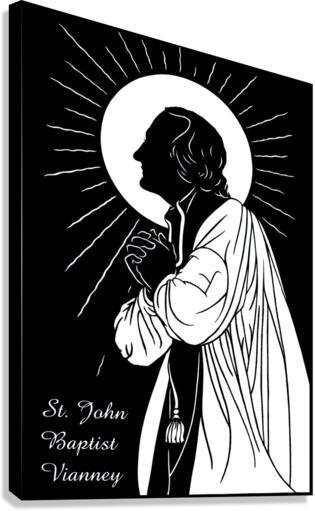 Canvas Print - St. John Baptist Vianney by Dan Paulos - Trinity Stores