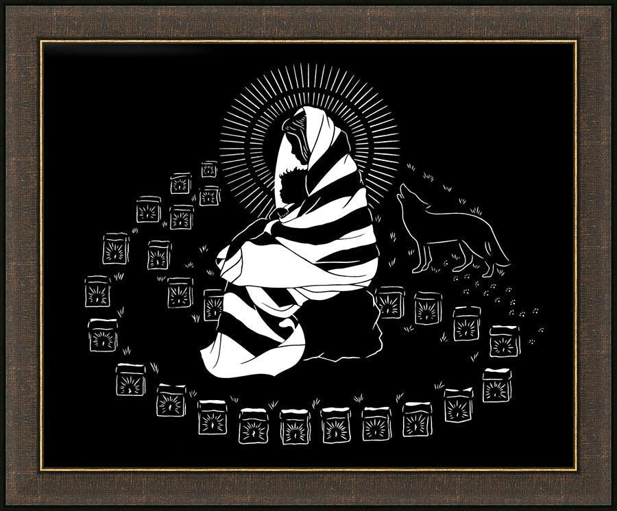 Wall Frame Espresso - Lighted Path by Dan Paulos - Trinity Stores