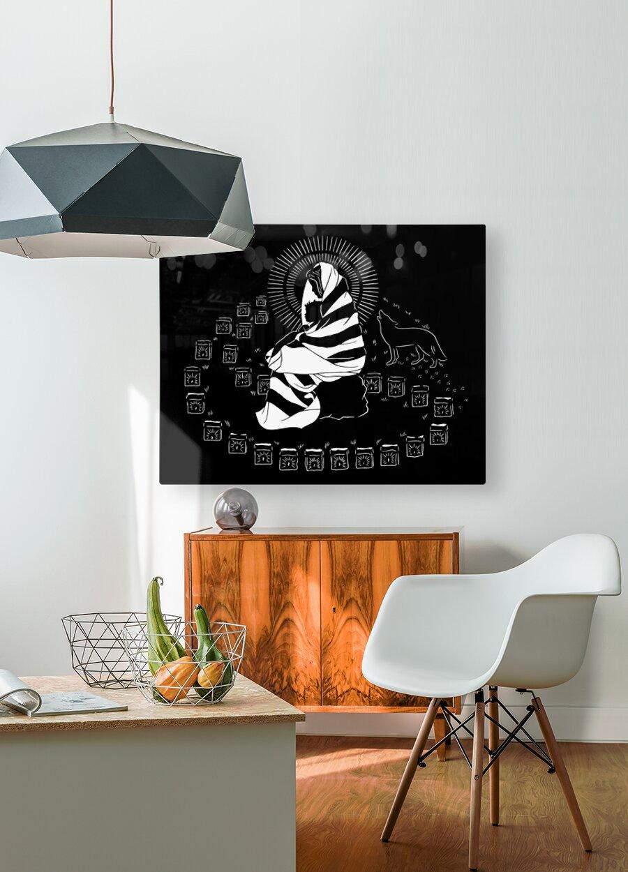 Metal Print - Lighted Path by Dan Paulos - Trinity Stores