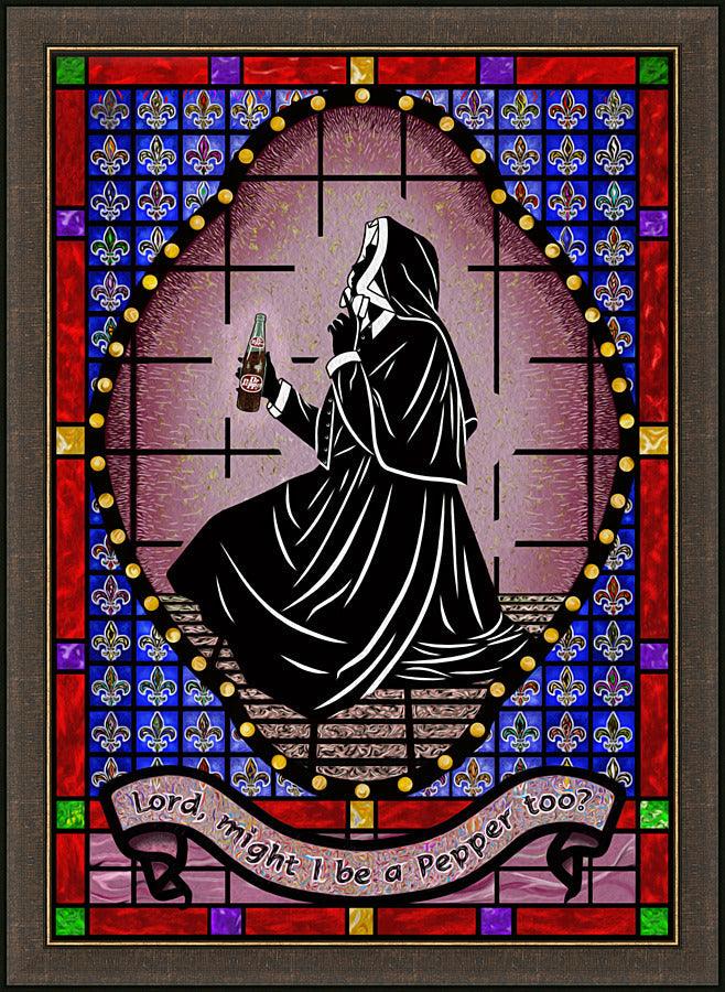Wall Frame Espresso - Lord, May I Be a Pepper Too? by Dan Paulos - Trinity Stores