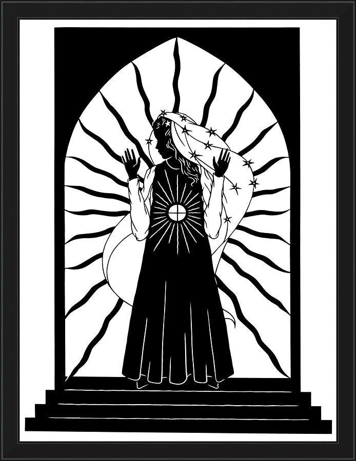 Wall Frame Black - Our Lady of the Blessed Sacrament by Dan Paulos - Trinity Stores