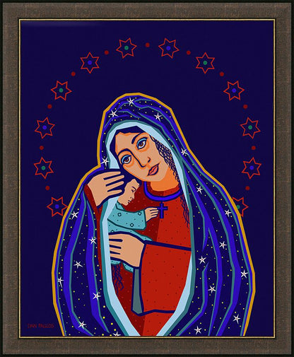 Wall Frame Espresso - Madonna and Child by Dan Paulos - Trinity Stores