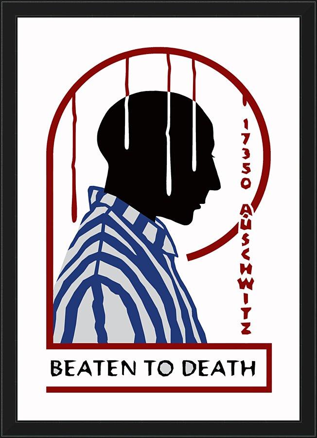 Wall Frame Black - Martyr Józef Kowalski of Auschwitz by Dan Paulos - Trinity Stores