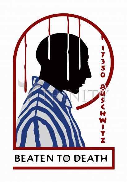 Metal Print - Martyr Józef Kowalski of Auschwitz by Dan Paulos - Trinity Stores