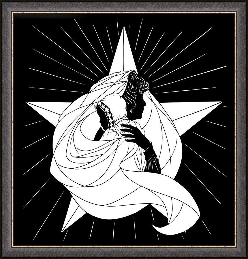 Wall Frame Espresso - Morning Star by Dan Paulos - Trinity Stores
