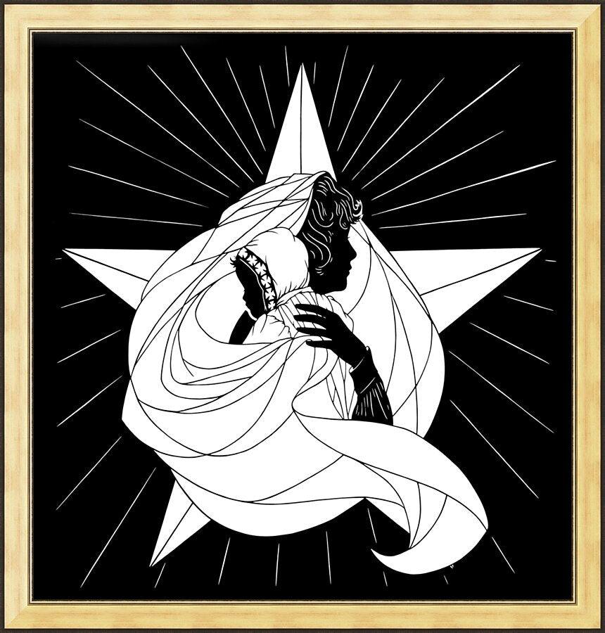 Wall Frame Gold - Morning Star by Dan Paulos - Trinity Stores