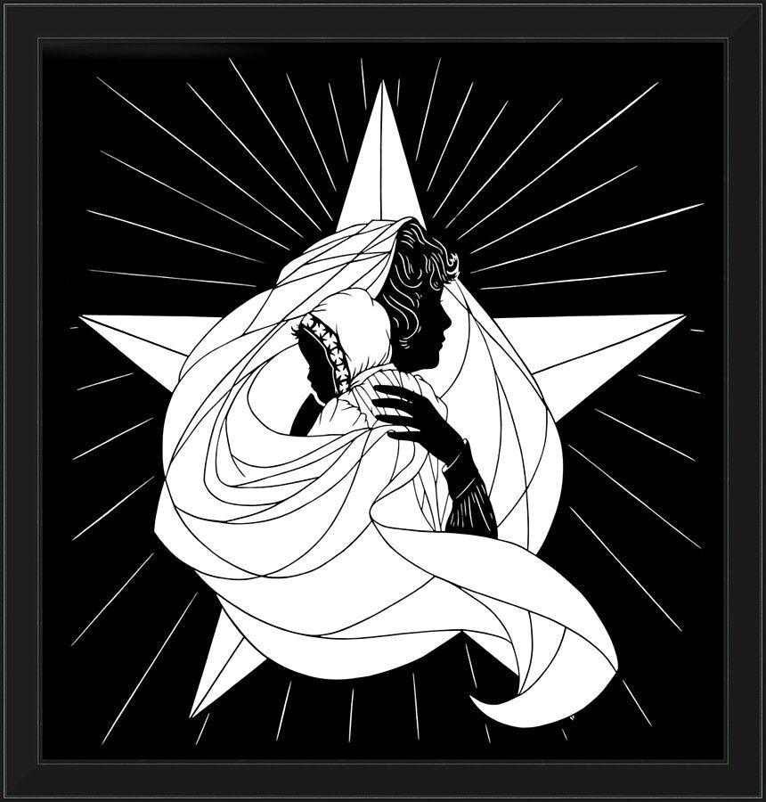 Wall Frame Black - Morning Star by Dan Paulos - Trinity Stores