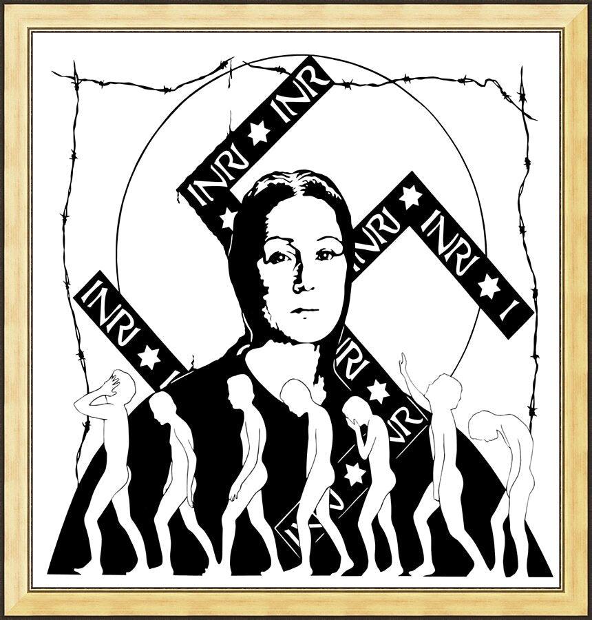 Wall Frame Gold - Madonna of the Slaughtered Jews by Dan Paulos - Trinity Stores