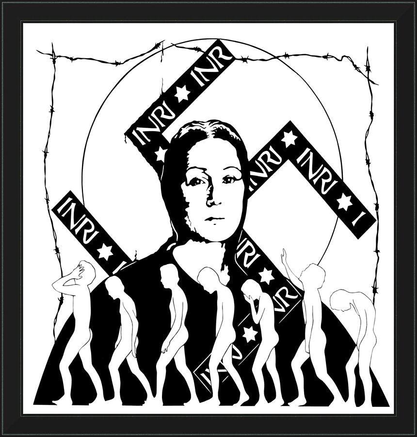 Wall Frame Black - Madonna of the Slaughtered Jews by Dan Paulos - Trinity Stores