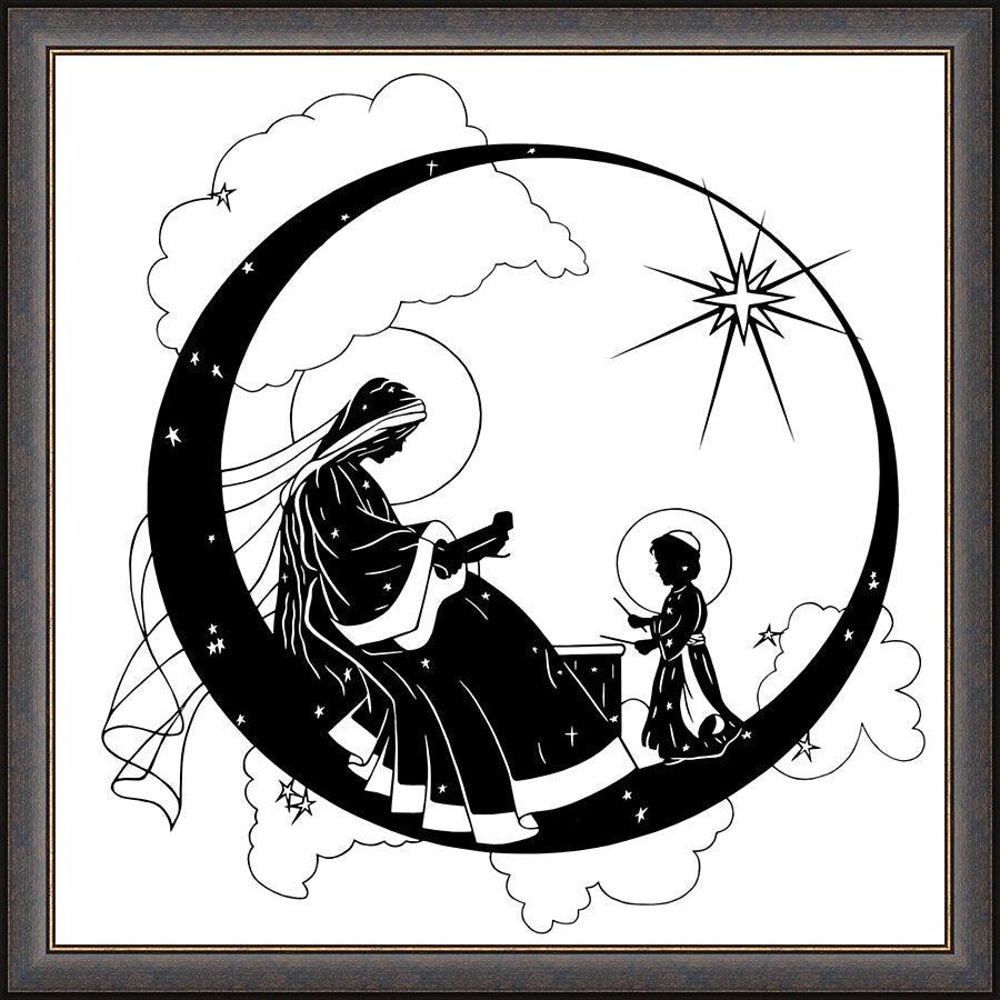 Wall Frame Espresso - Music Madonna by Dan Paulos - Trinity Stores