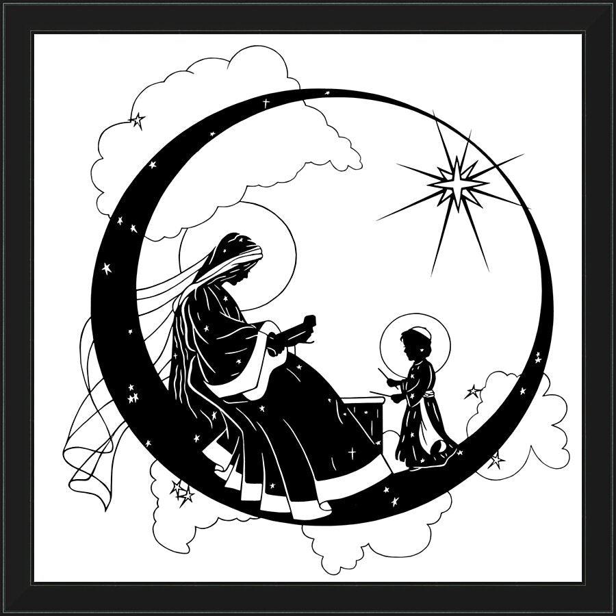 Wall Frame Black - Music Madonna by Dan Paulos - Trinity Stores