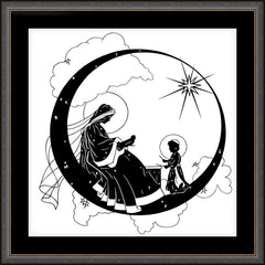 Wall Frame Espresso - Music Madonna by D. Paulos