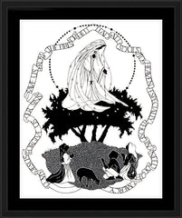 Wall Frame Black - Our Lady of Fatima by D. Paulos