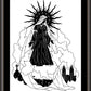Wall Frame Espresso, Matted - Our Lady, Queen of Peace by Dan Paulos - Trinity Stores