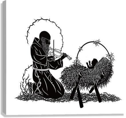 Canvas Print - Bl. Solanus Casey and Infant Jesus by Dan Paulos - Trinity Stores