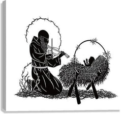 Canvas Print - Bl. Solanus Casey and Infant Jesus by D. Paulos