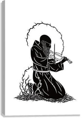 Canvas Print - Bl. Solanus Casey Violin by D. Paulos