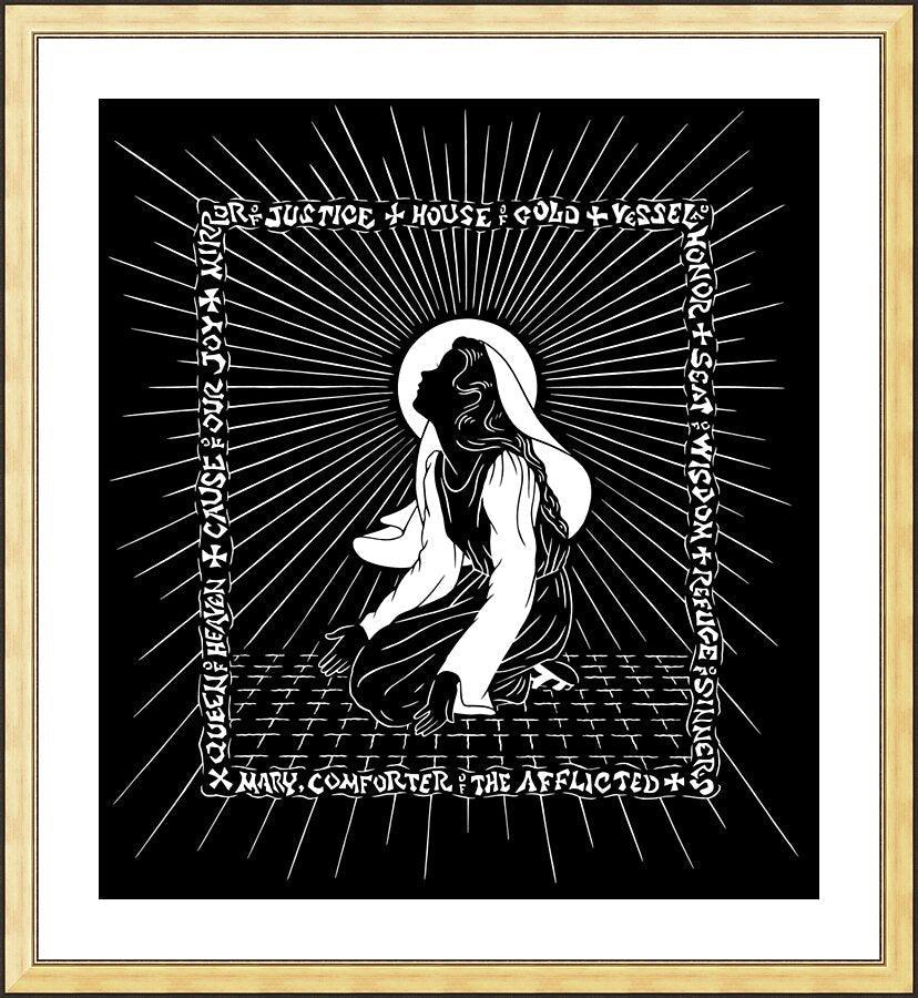 Wall Frame Gold, Matted - Chosen One by Dan Paulos - Trinity Stores