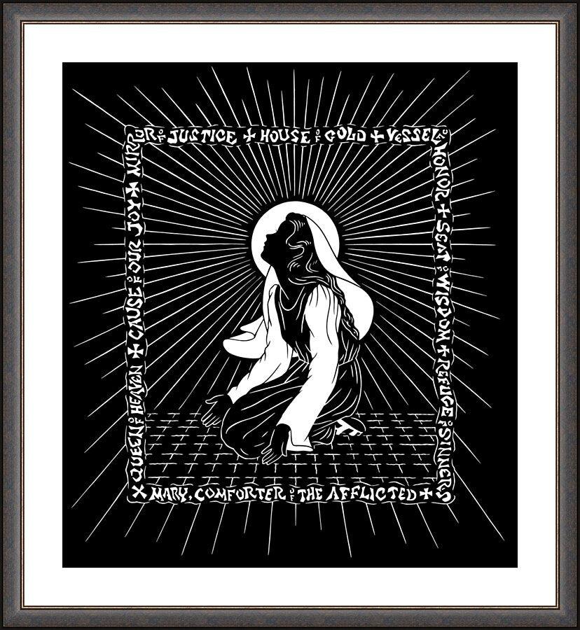 Wall Frame Espresso, Matted - Chosen One by Dan Paulos - Trinity Stores