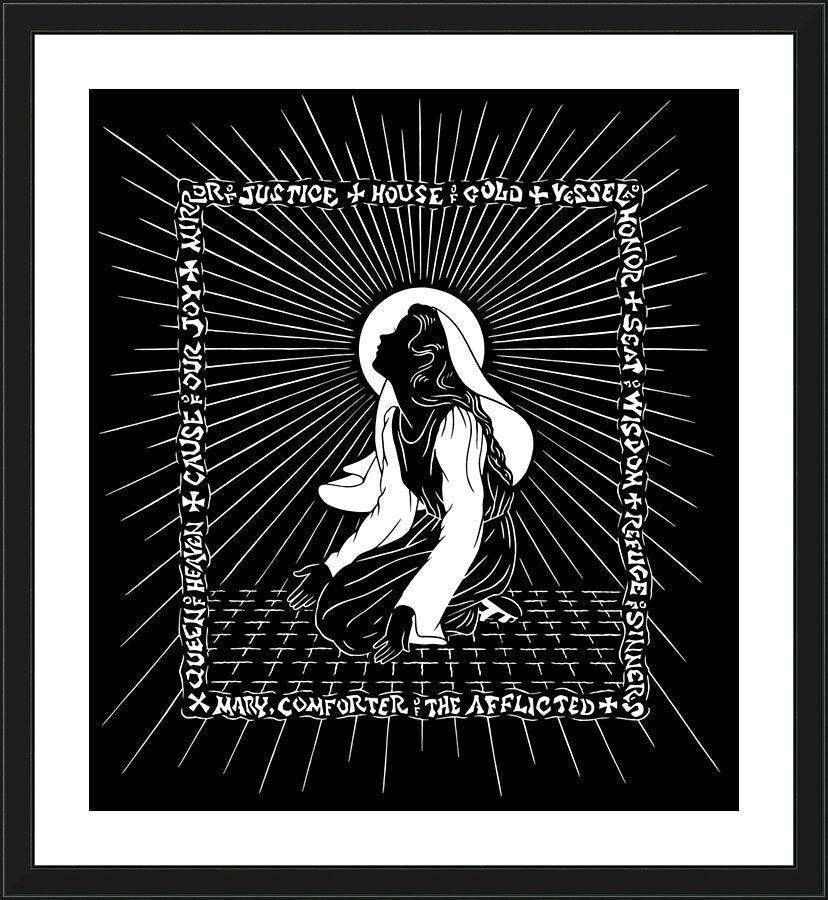 Wall Frame Black, Matted - Chosen One by Dan Paulos - Trinity Stores