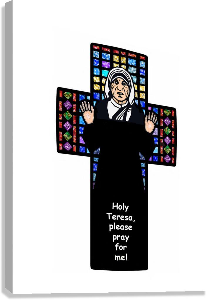 Canvas Print - St. Teresa of Calcutta Cross by Dan Paulos - Trinity Stores