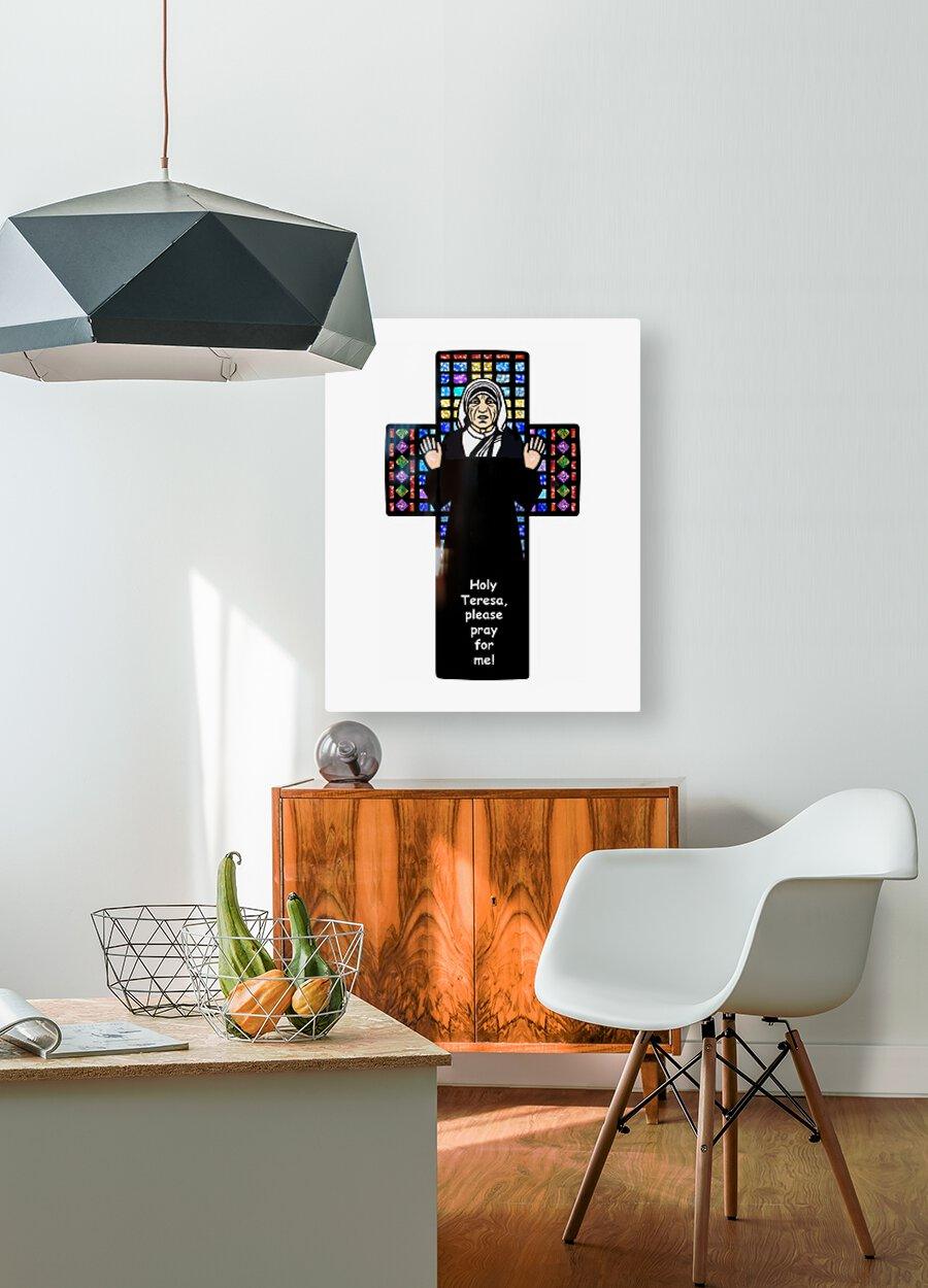 Metal Print - St. Teresa of Calcutta Cross by Dan Paulos - Trinity Stores