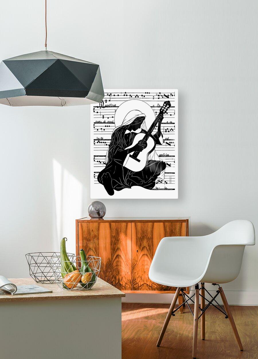 Metal Print - Magnificat - Guitar by Dan Paulos - Trinity Stores
