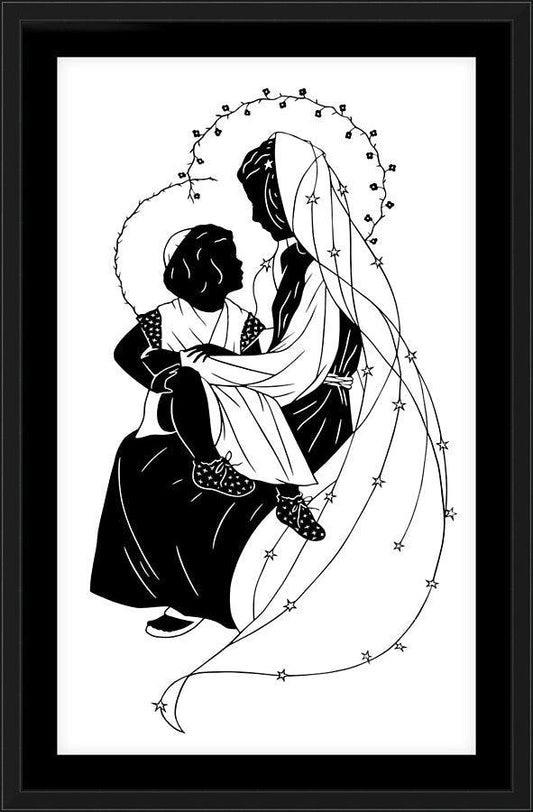 Wall Frame Black, Matted - O Tell Me Another by Dan Paulos