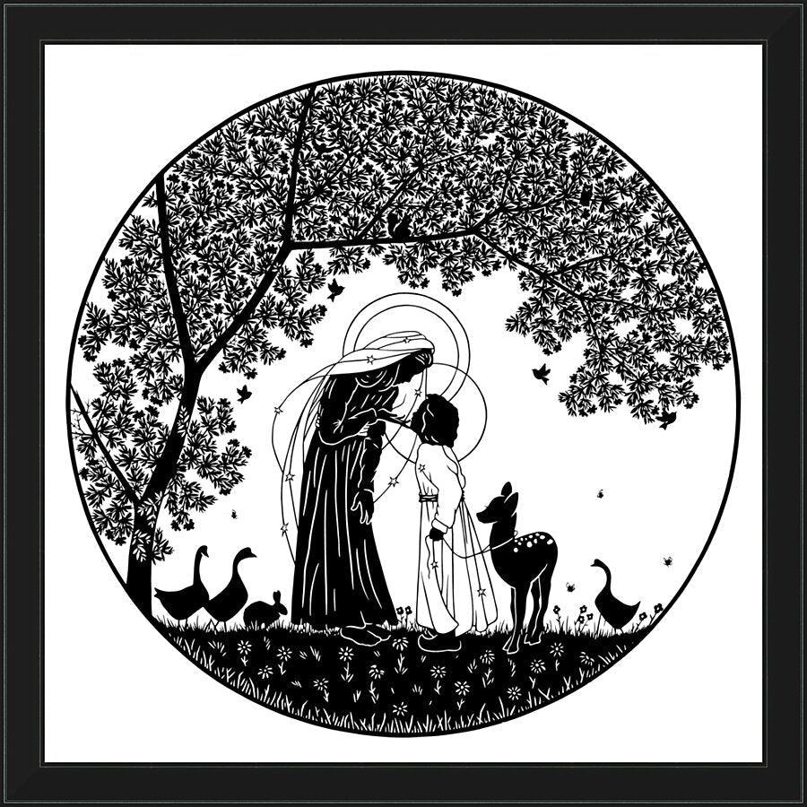 Wall Frame Black - But Who Will Take Care Of It by Dan Paulos - Trinity Stores