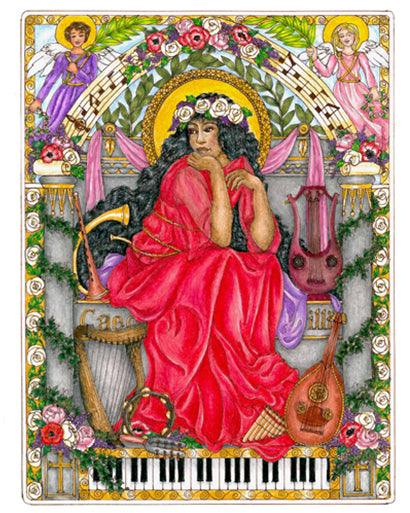 St. Cecilia - Giclee Print by Brenda Nippert - Trinity Stores