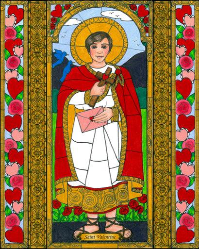 St. Valentine - Giclee Print by Brenda Nippert - Trinity Stores