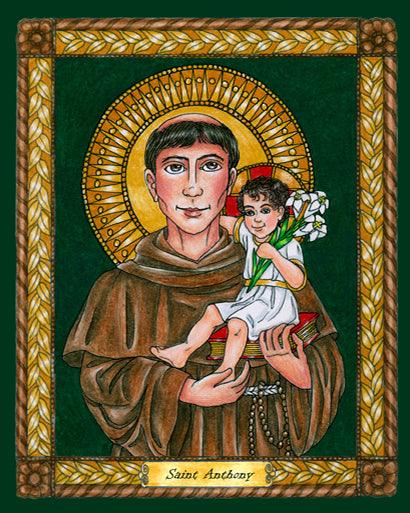 St. Anthony of Padua - Giclee Print by Brenda Nippert - Trinity Stores