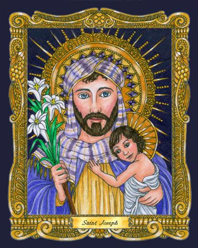 St. Joseph - Giclee Print by Brenda Nippert - Trinity Stores