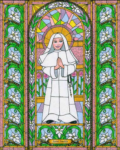 St. Imelda - Giclee Print by Brenda Nippert - Trinity Stores