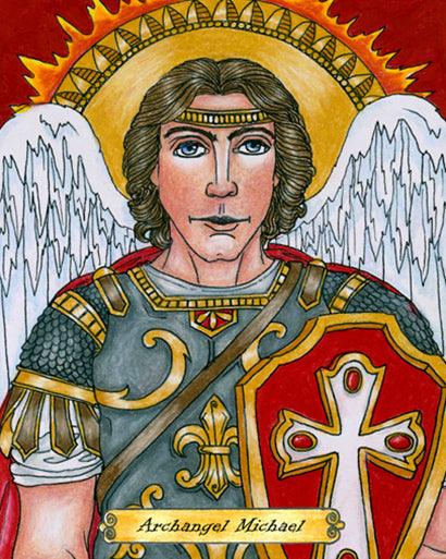 St. Michael Archangel - Giclee Print by Brenda Nippert - Trinity Stores