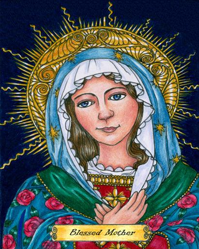 Blessed Mary Mother of God - Giclee Print by Brenda Nippert - Trinity Stores