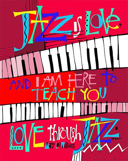 I Am Here To Teach You - Giclee Print