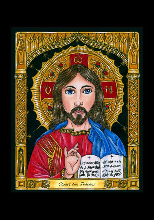 Christ the Teacher - Holy Card by Brenda Nippert - Trinity Stores