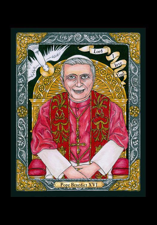 Benedict XVI - Holy Card by Brenda Nippert - Trinity Stores