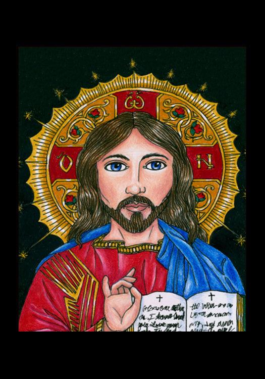 Christ the Teacher - Holy Card by Brenda Nippert - Trinity Stores