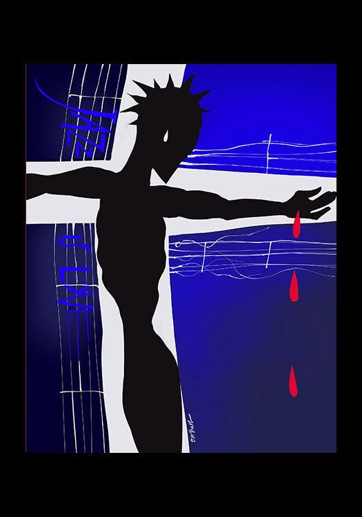 Jazz is Love - Holy Card by Br. Mickey McGrath, OSFS - Trinity Stores